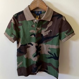 NWT 3T Polo by Ralph Lauren Camo Shirt